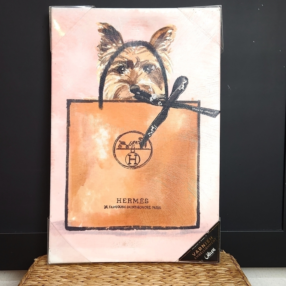 Oliver by Oliver Gal Hermes Bag Yorker Canvas Art 18 x 12